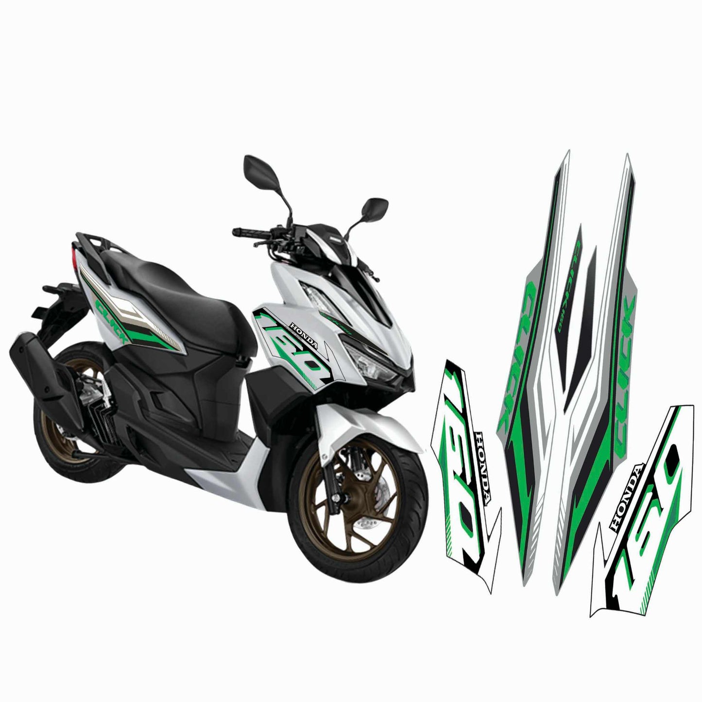 HONDA CLICK FULL DECALS 160 / HONDA CLICK FULL STICKERS 160 / CLICK 160 STICKER