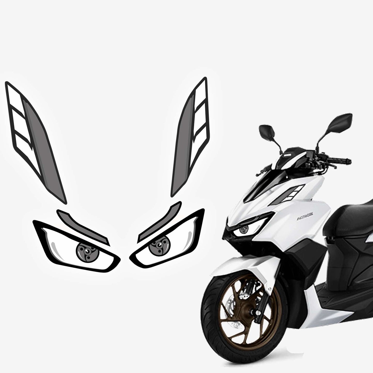 HONDA CLICK 160 NEW KILAY TINT STICKERS/ NEW KILAY TINT STICKERS FOR CLICK 160/ CLICK 160 STICKERS
