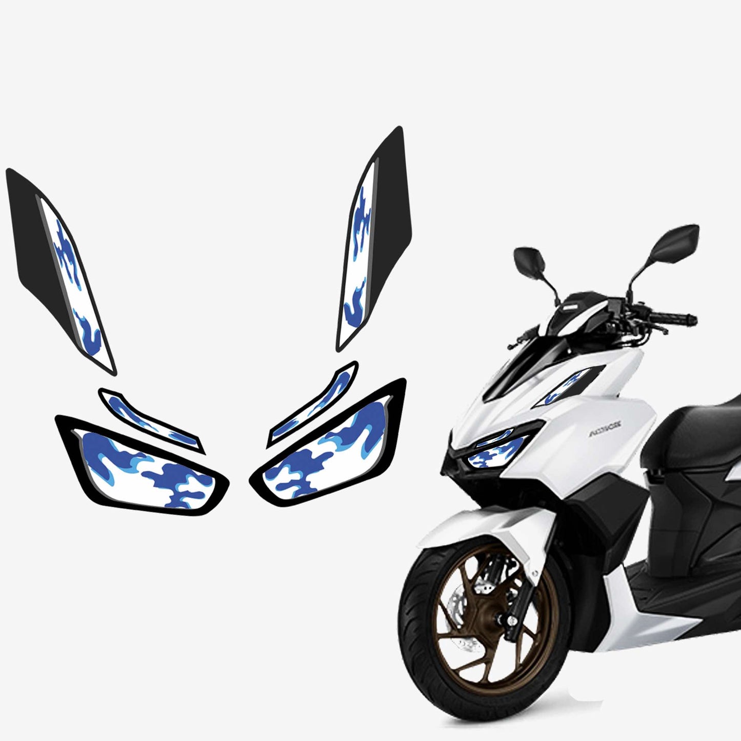 HONDA CLICK 160 NEW KILAY TINT STICKERS/ NEW KILAY TINT STICKERS FOR CLICK 160/ CLICK 160 STICKERS