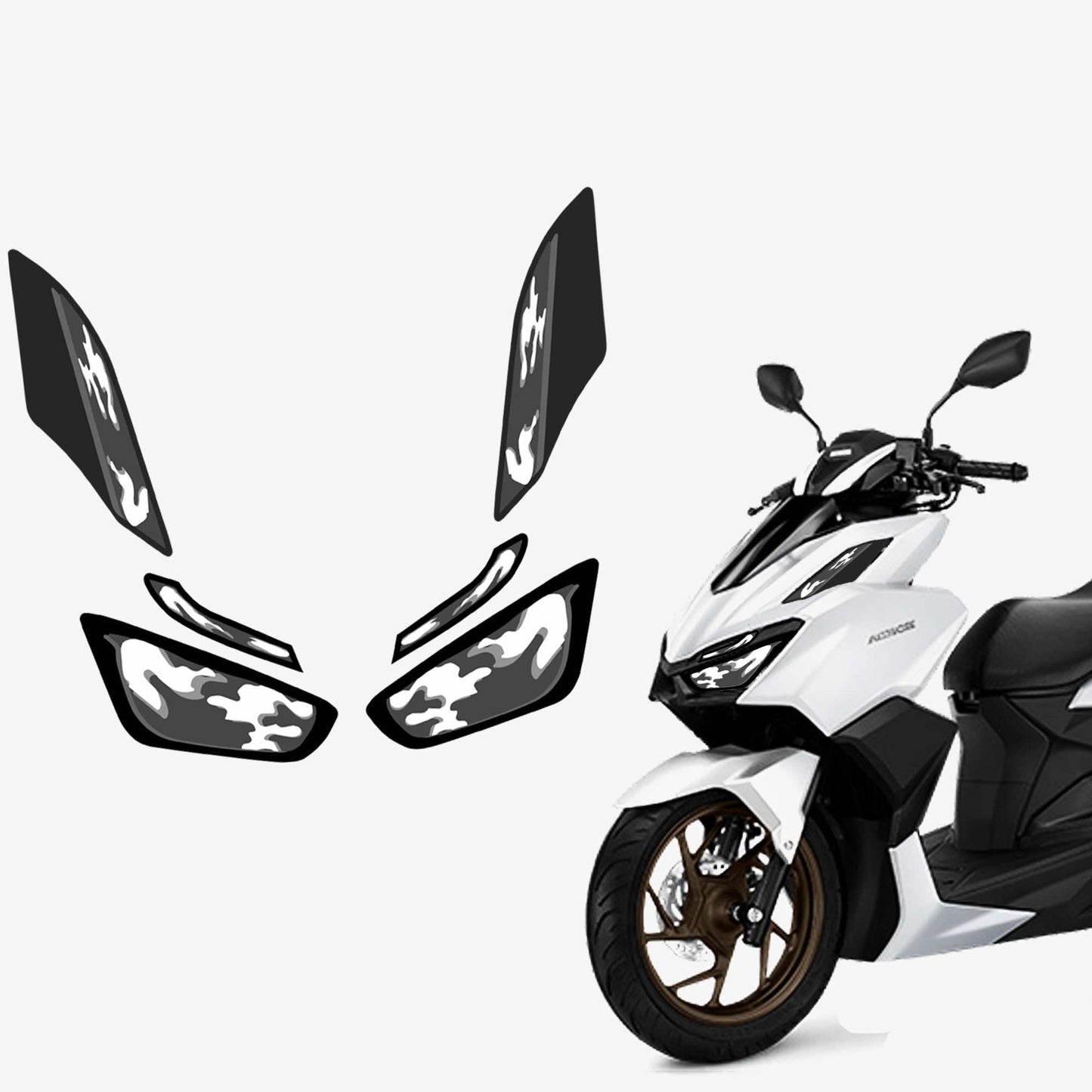 HONDA CLICK 160 NEW KILAY TINT STICKERS/ NEW KILAY TINT STICKERS FOR CLICK 160/ CLICK 160 STICKERS