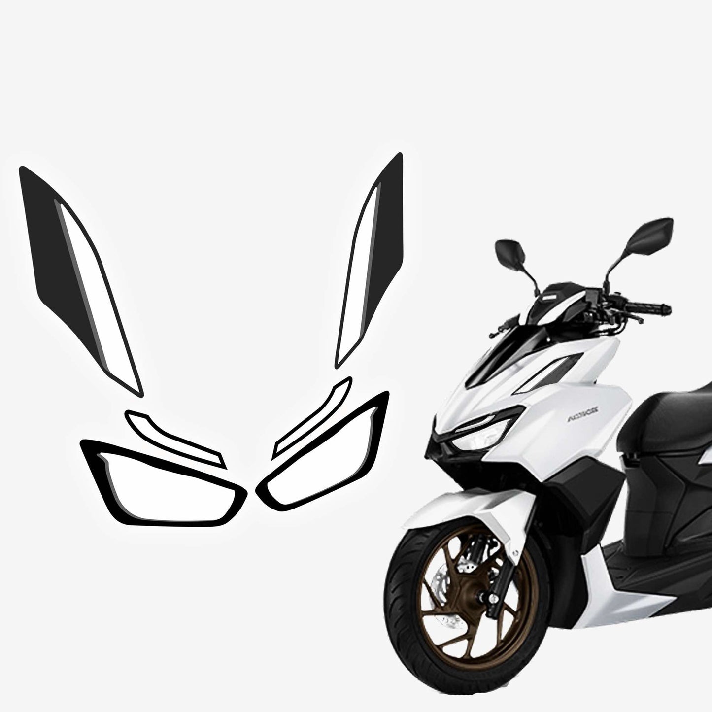 HONDA CLICK 160 NEW KILAY TINT STICKERS/ NEW KILAY TINT STICKERS FOR CLICK 160/ CLICK 160 STICKERS