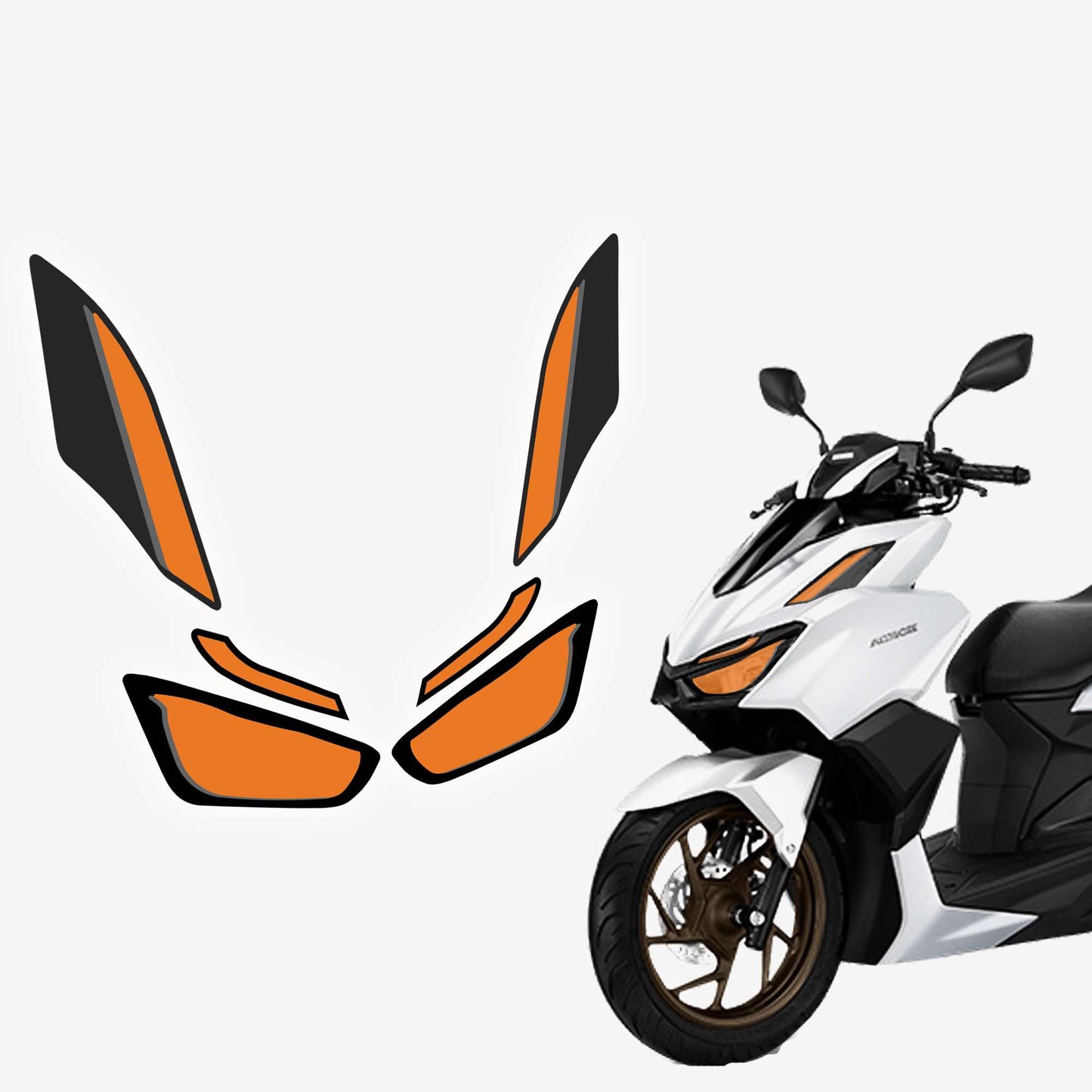 HONDA CLICK 160 NEW KILAY TINT STICKERS/ NEW KILAY TINT STICKERS FOR CLICK 160/ CLICK 160 STICKERS