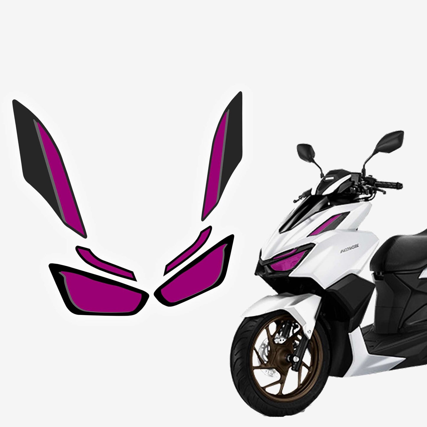 HONDA CLICK 160 NEW KILAY TINT STICKERS/ NEW KILAY TINT STICKERS FOR CLICK 160/ CLICK 160 STICKERS