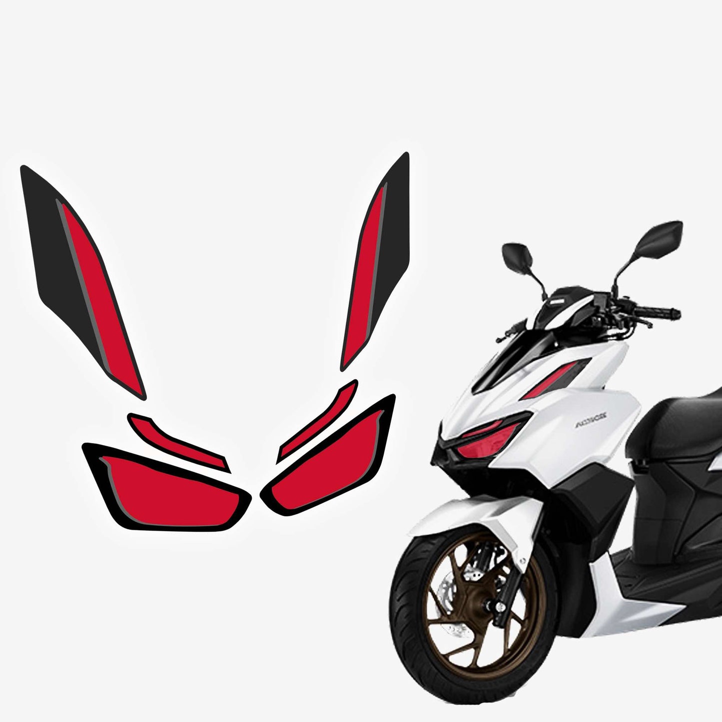 HONDA CLICK 160 NEW KILAY TINT STICKERS/ NEW KILAY TINT STICKERS FOR CLICK 160/ CLICK 160 STICKERS