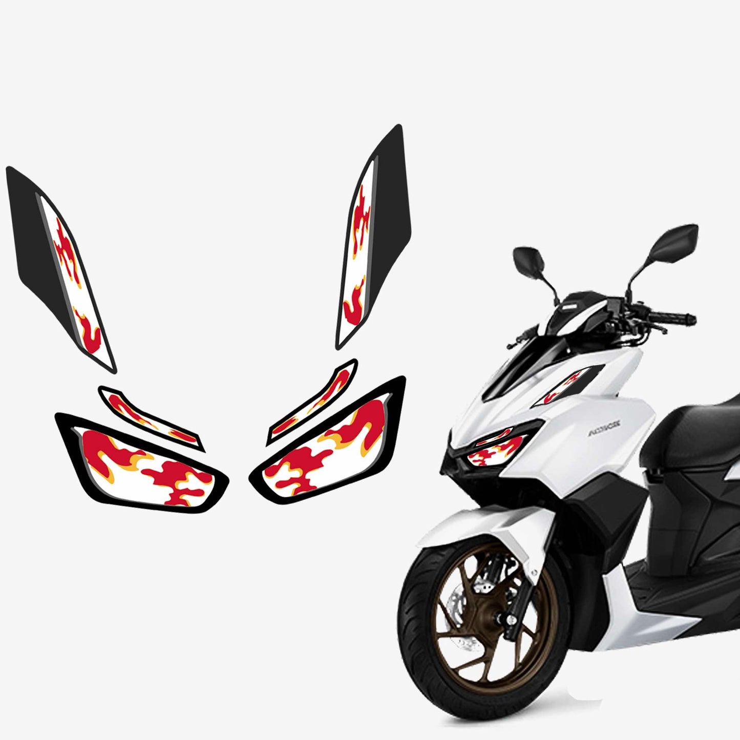 HONDA CLICK 160 NEW KILAY TINT STICKERS/ NEW KILAY TINT STICKERS FOR CLICK 160/ CLICK 160 STICKERS