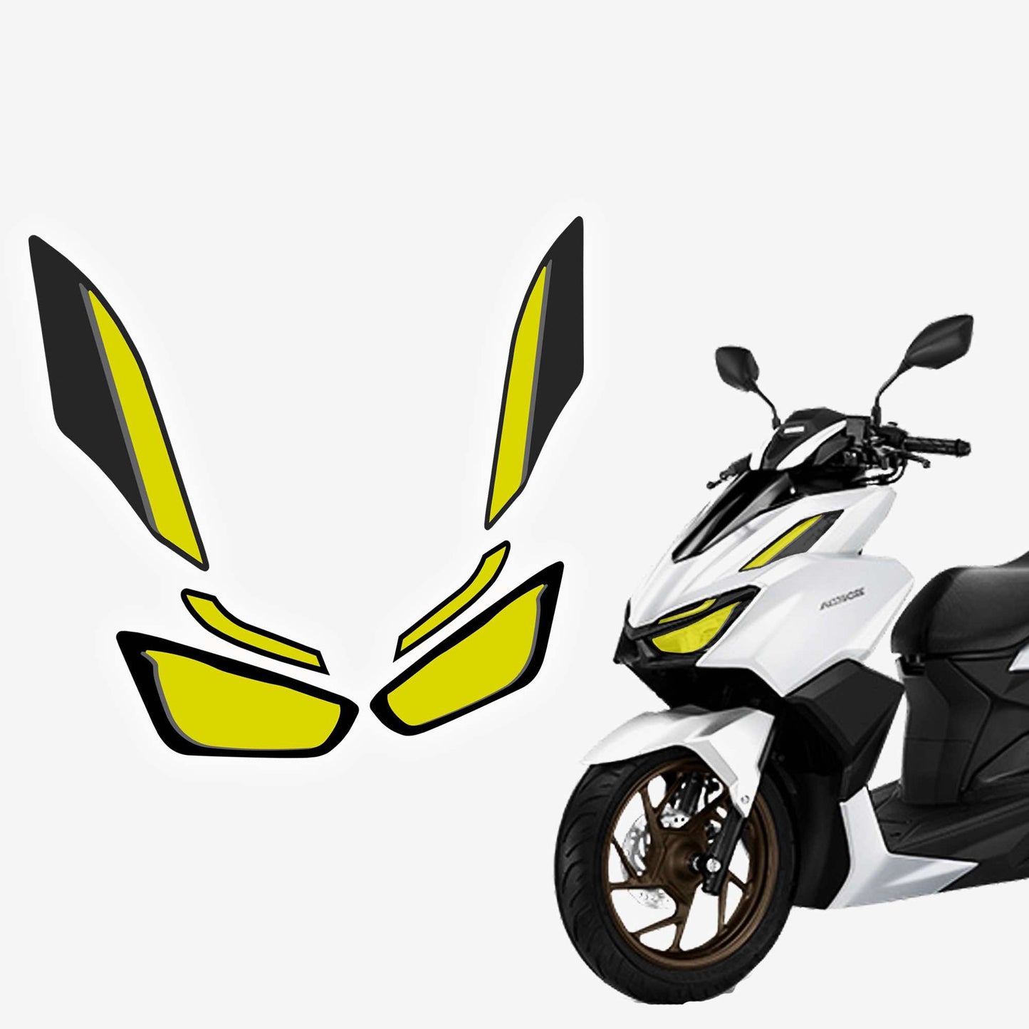 HONDA CLICK 160 NEW KILAY TINT STICKERS/ NEW KILAY TINT STICKERS FOR CLICK 160/ CLICK 160 STICKERS