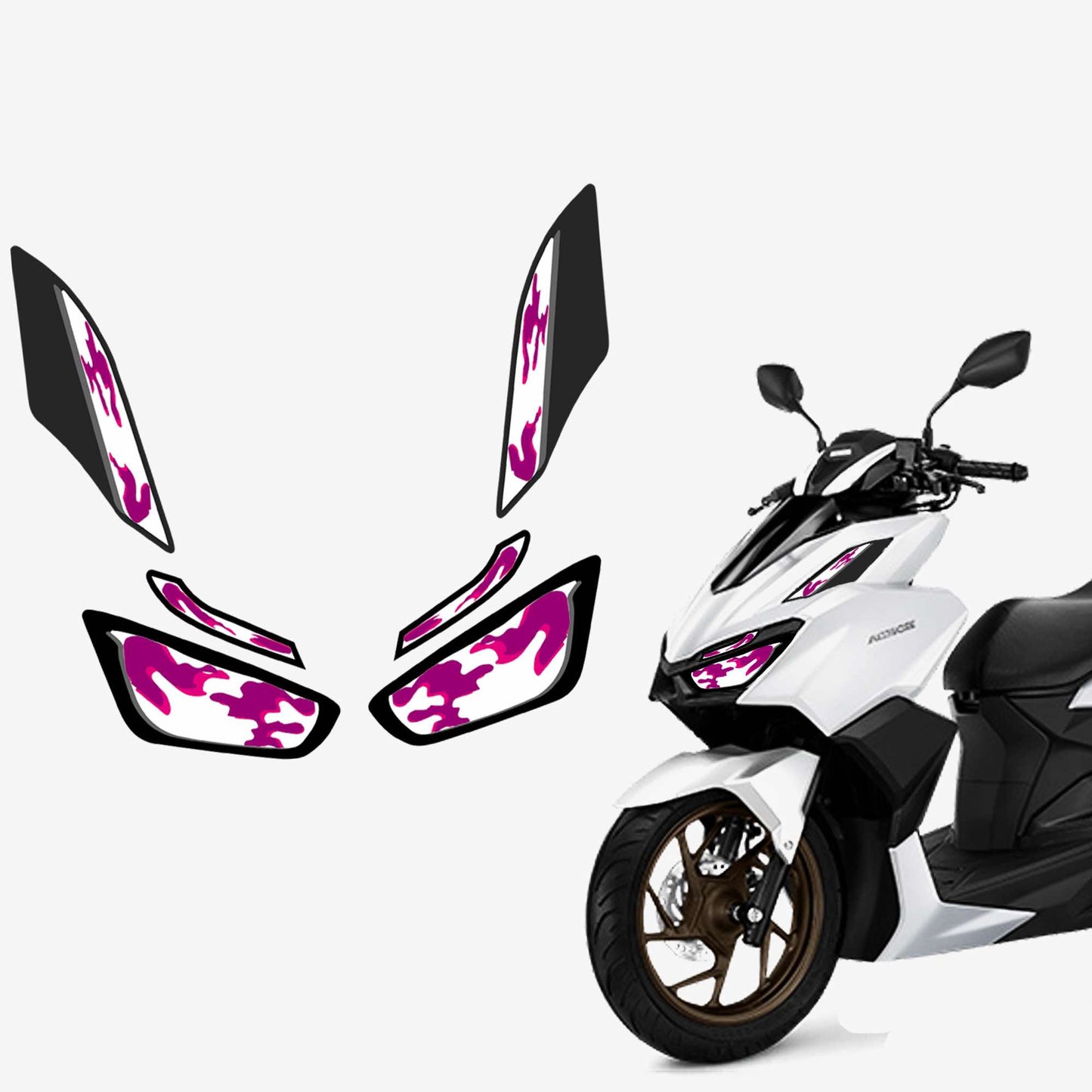 HONDA CLICK 160 NEW KILAY TINT STICKERS/ NEW KILAY TINT STICKERS FOR CLICK 160/ CLICK 160 STICKERS