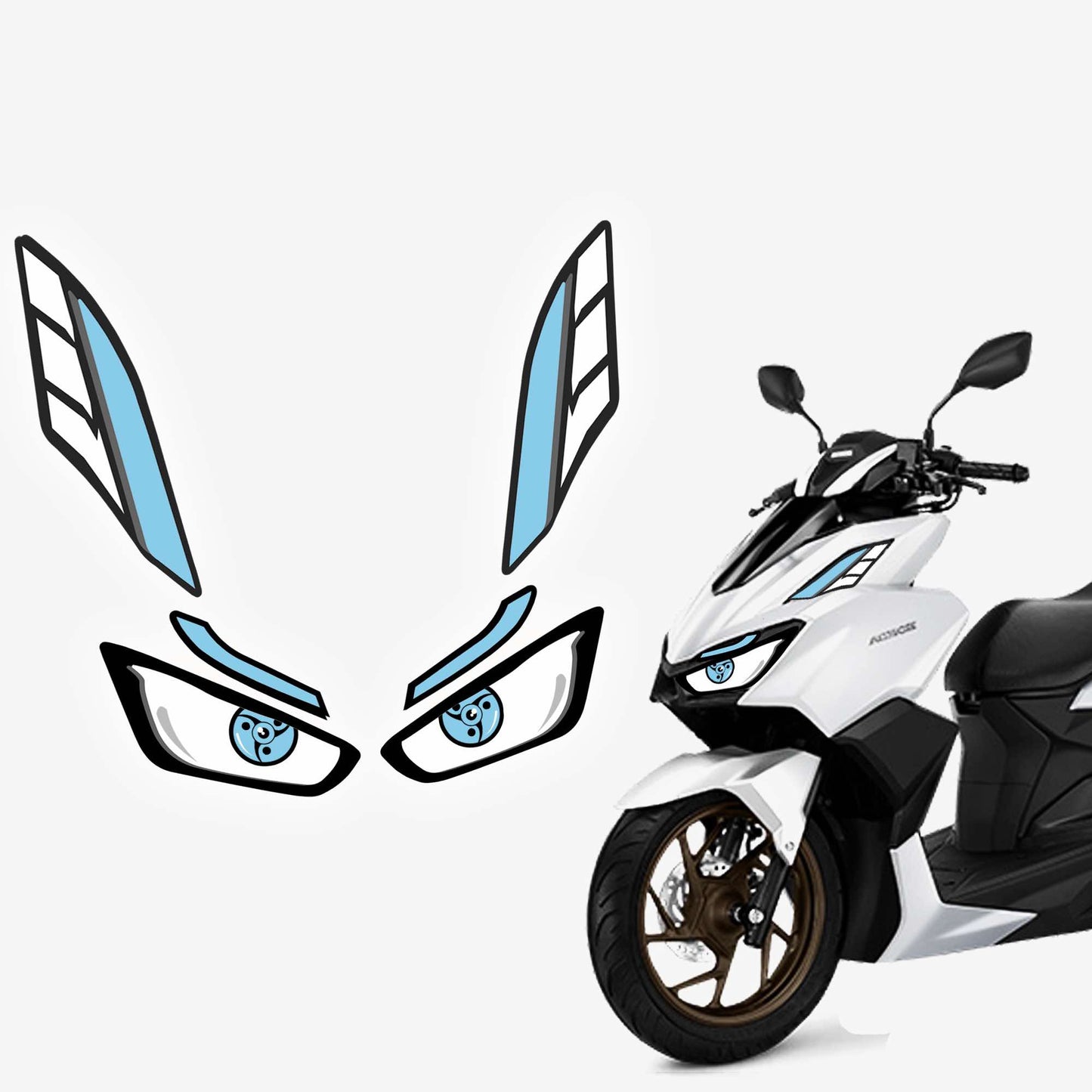 HONDA CLICK 160 NEW KILAY TINT STICKERS/ NEW KILAY TINT STICKERS FOR CLICK 160/ CLICK 160 STICKERS