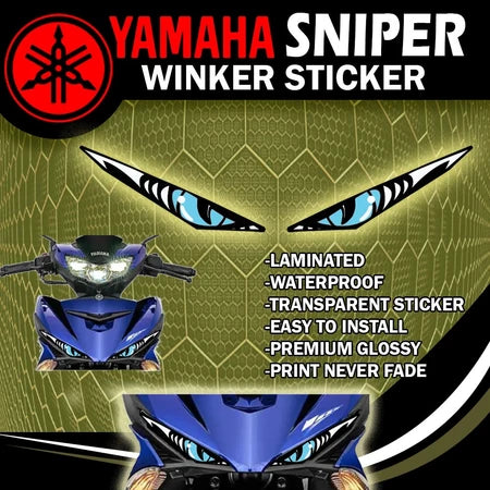 YAMAHA SNIPER 150 WINKER STICKER / SNIPER 150 155 WINKER STICKER / SNIPER STICKER / SNIPER WINKER