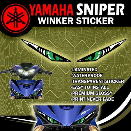YAMAHA SNIPER 150 WINKER STICKER / SNIPER 150 155 WINKER STICKER / SNIPER STICKER / SNIPER WINKER