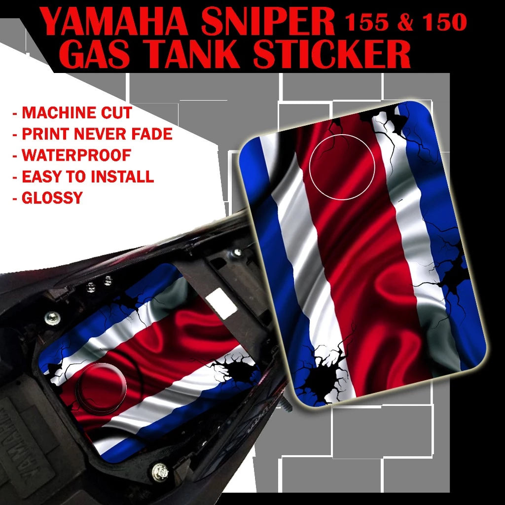 YAMAHA SNIPER 155 & 150 GAS TANK STICKER / YAMAHA SNIPER GAS TANK STICKER / YAMAHA SNIPER STICKER