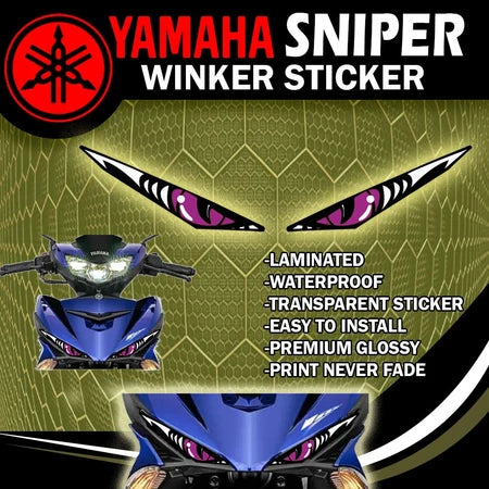 YAMAHA SNIPER 150 WINKER STICKER / SNIPER 150 155 WINKER STICKER / SNIPER STICKER / SNIPER WINKER