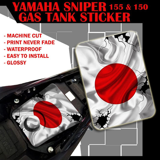 YAMAHA SNIPER 155 & 150 GAS TANK STICKER / YAMAHA SNIPER GAS TANK STICKER / YAMAHA SNIPER STICKER