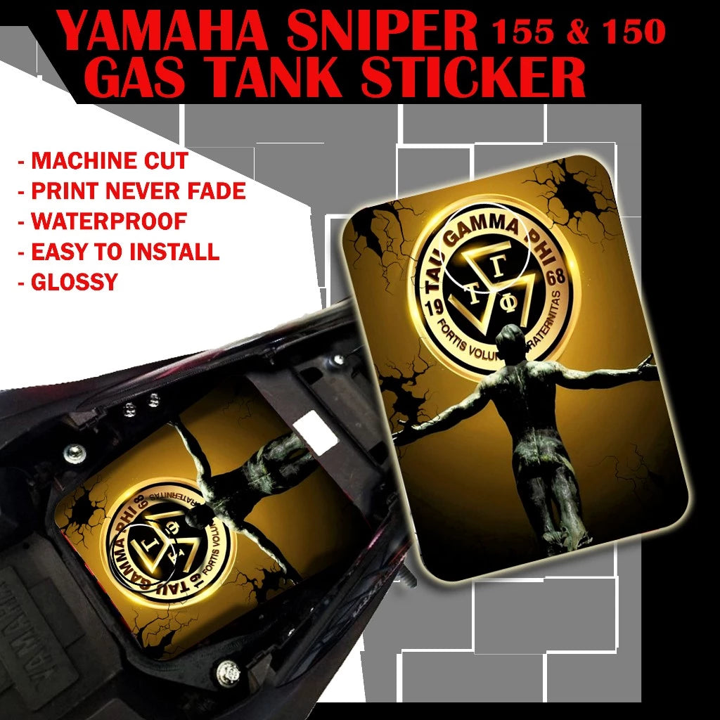 YAMAHA SNIPER 155 & 150 GAS TANK STICKER / YAMAHA SNIPER GAS TANK STICKER / YAMAHA SNIPER STICKER